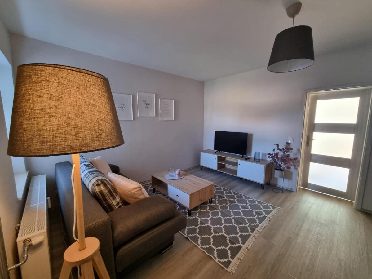 Modern Eingerichtet-Stadtnah-Ferienwohnung Mit Geschirrspueler Und Waschmaschine Friedland  Buitenkant foto